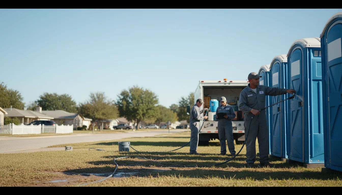 Long-Term Portable Toilet Rental in Glasgow, DE near me
